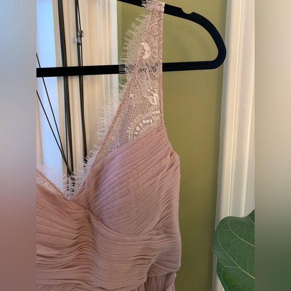 BHLDN Hitherto bridesmaid dress with lace in dusty rose - Picture 7 of 11